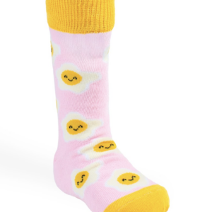 Calcetin Infantil Con diseño de Huevos estrellados